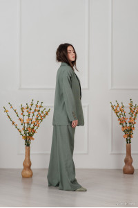 Пиджак 6035 Оливковый