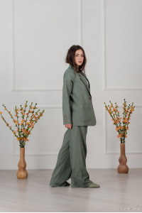 Пиджак 6035 Оливковый