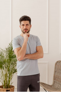 Футболка 2005 Серо-голубой