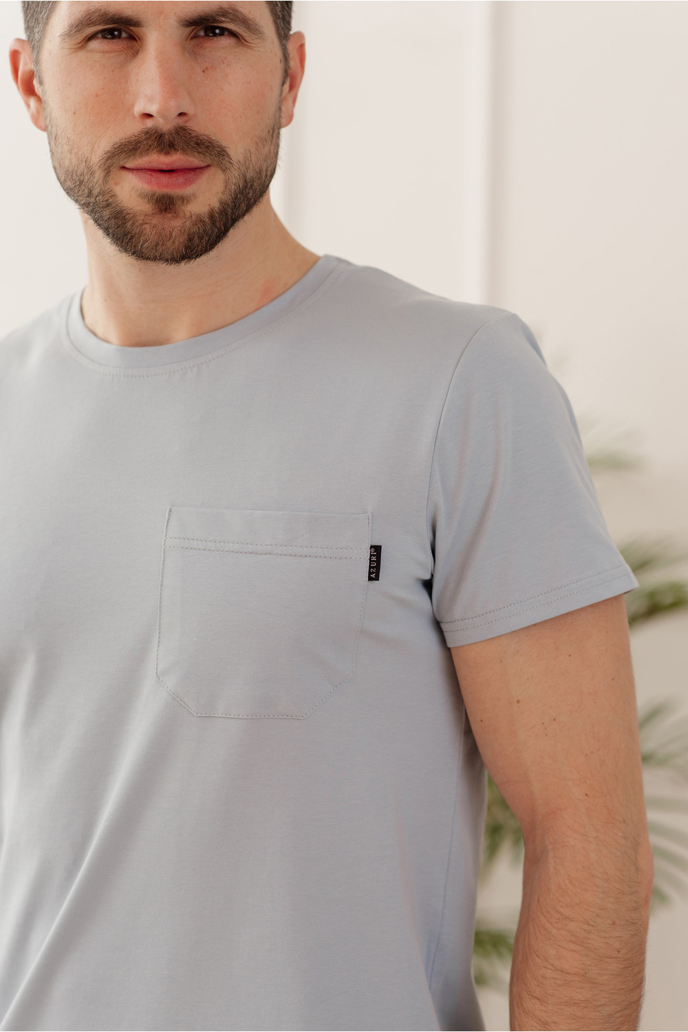 Футболка 2005 Серо-голубой