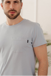 Футболка 2005 Серо-голубой