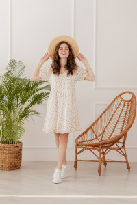 Платье 6014 Молочный