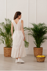 Платье 6057 Молочный