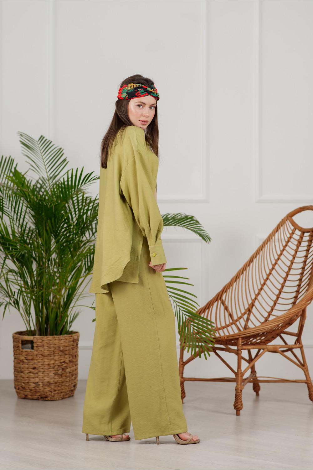 Костюм 6044 Темно-оливковый