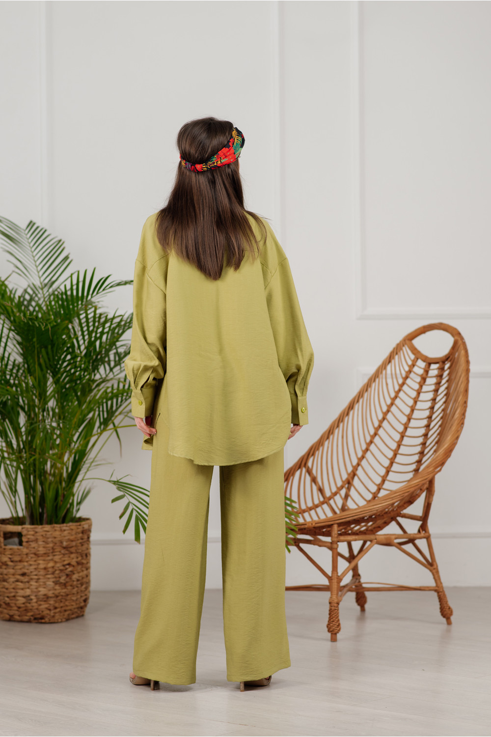 Костюм 6044 Темно-оливковый