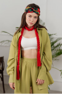 Костюм 6044 Темно-оливковый