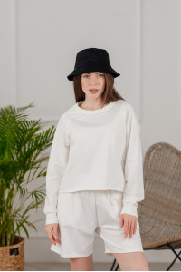 Спортивный костюм 6069 Молочный