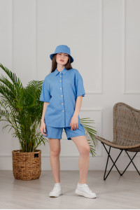 Костюм 6070 Голубой Голубой