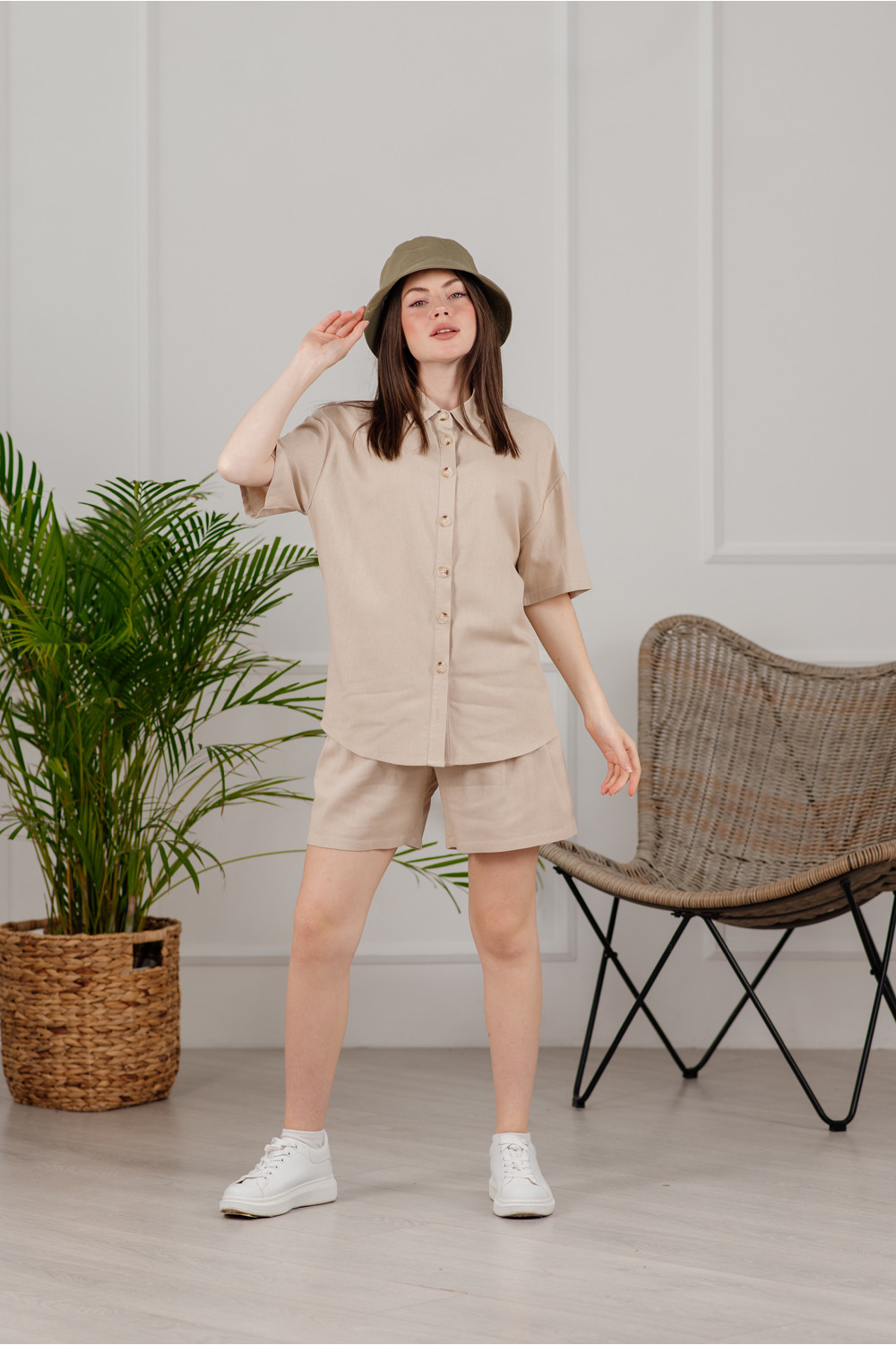 Костюм 6070 Бежевый