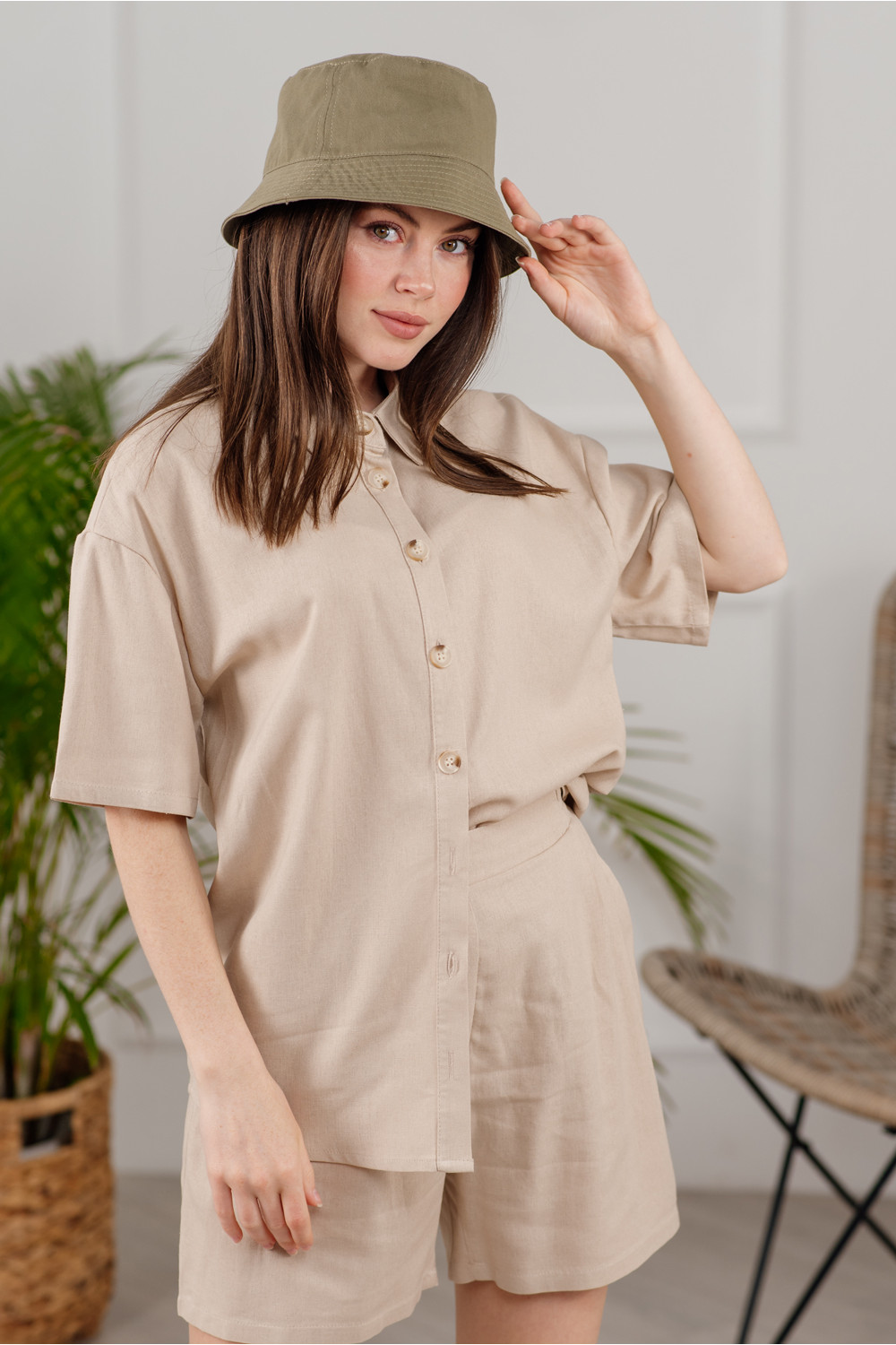 Костюм 6070 Бежевый