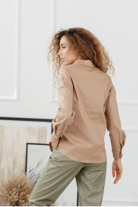 Блуза 6102 Бежевый