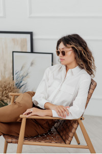 Блуза 6102 Молочный