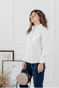 Блуза 6102 Молочный