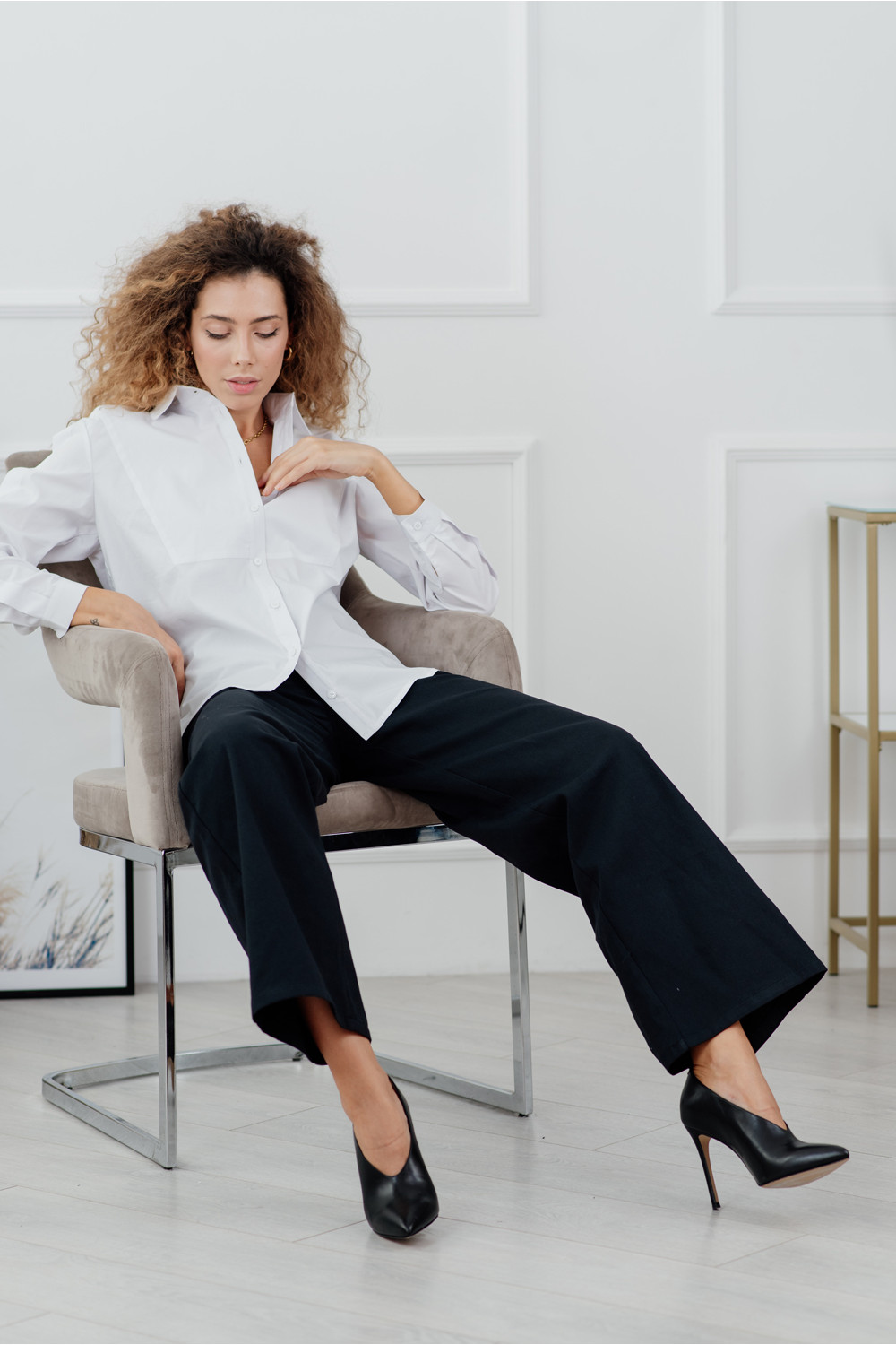 Блуза 6104 Белый