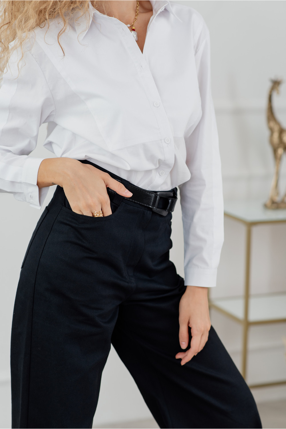 Блуза 6104 Белый