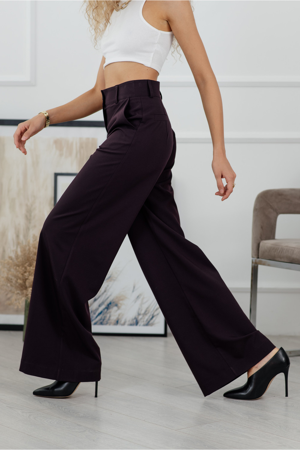 Брюки 6106 Сливовый