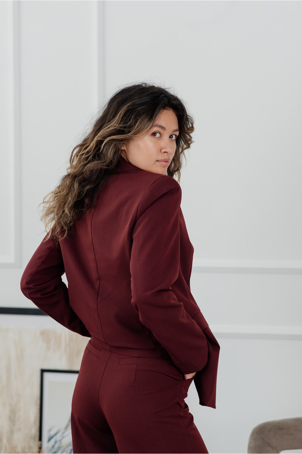 Жакет 6107 Сангрия