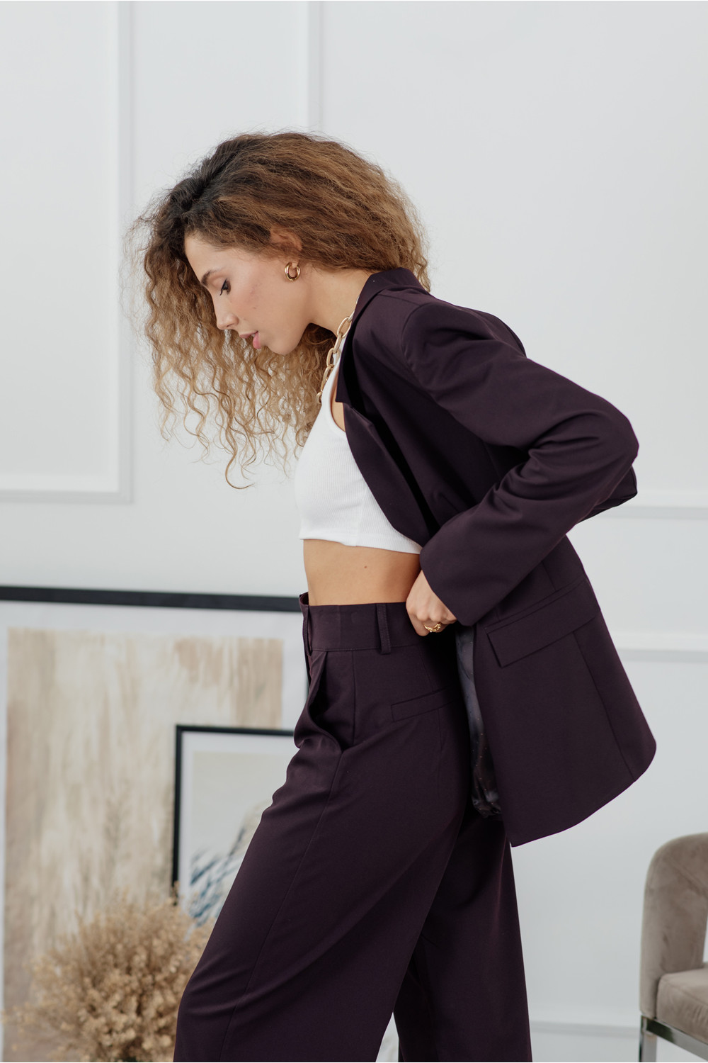 Жакет 6107 Сливовый