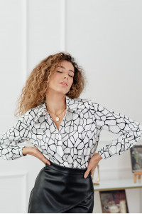 Блуза 6112 Черный