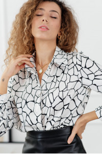 Блуза 6112 Черный