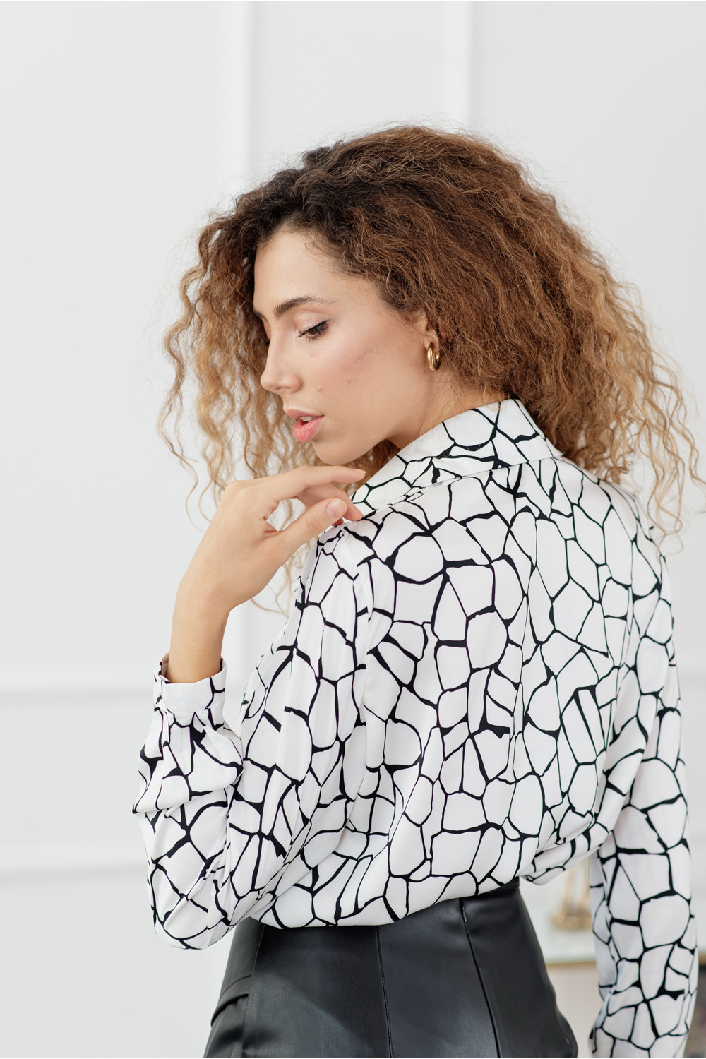 Блуза 6112 Черный