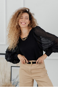 Блуза 6113 Черный