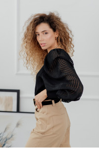 Блуза 6113 Черный