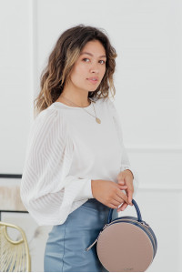 Блуза 6113 Молочный