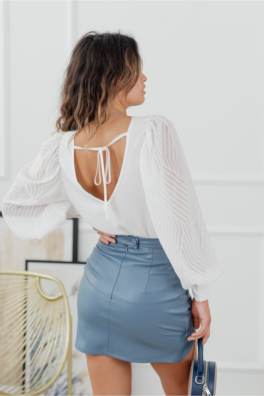 Блуза 6113 Молочный