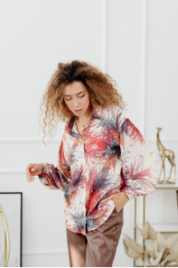 Блуза 6114 Кремовый