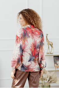 Блуза 6114 Кремовый