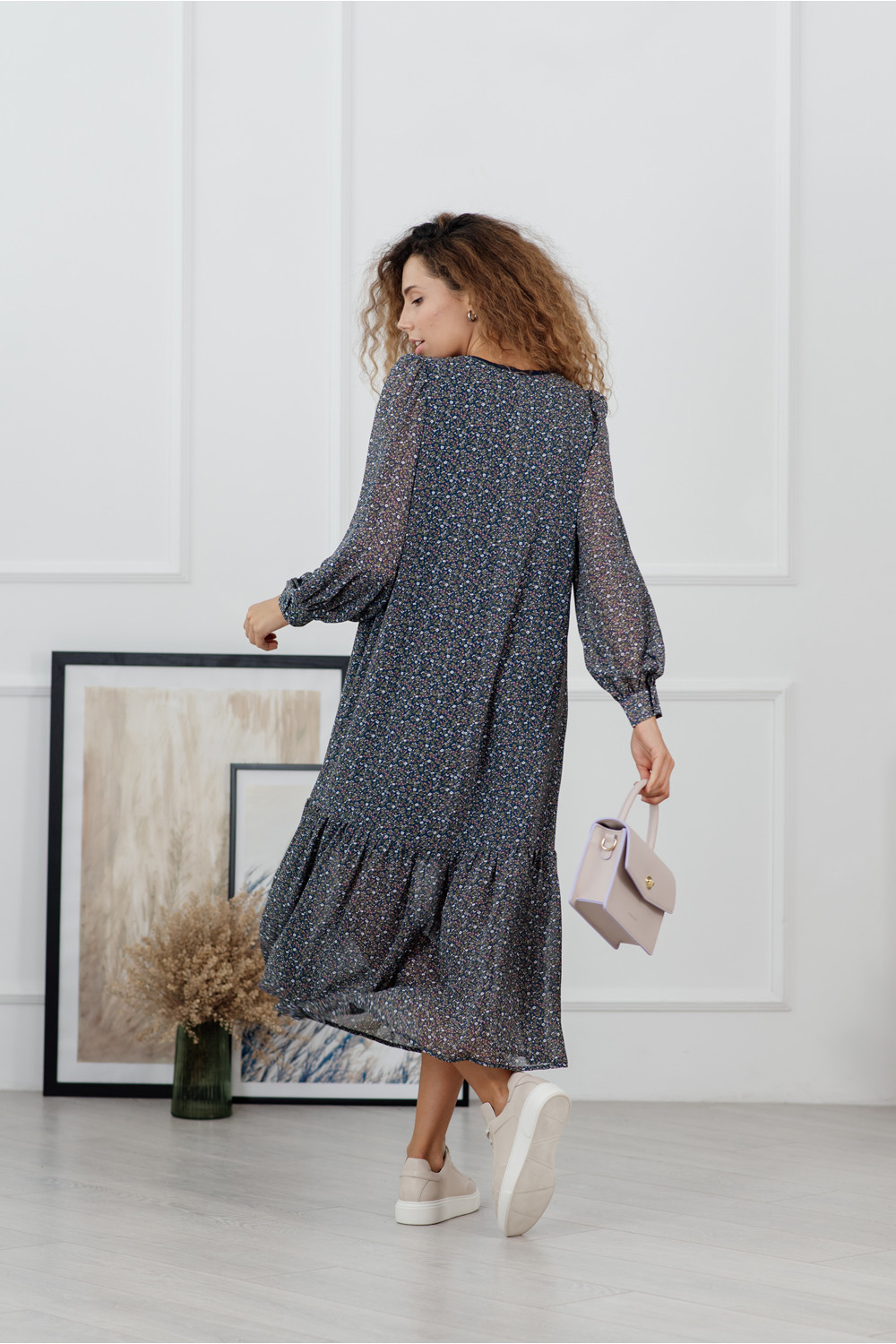 Платье 6115 Синий