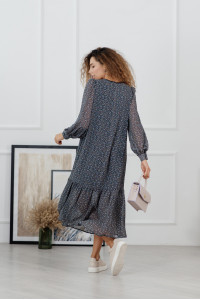 Платье 6115 Синий