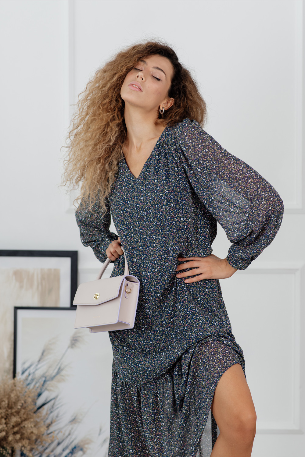 Платье 6115 Синий