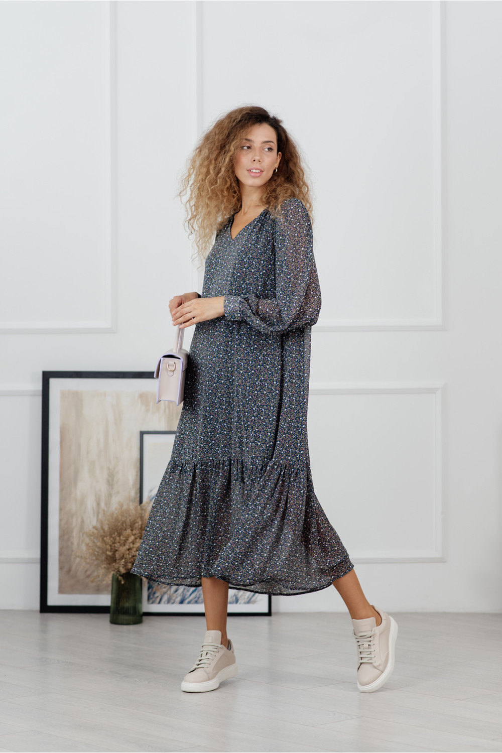 Платье 6115 Синий