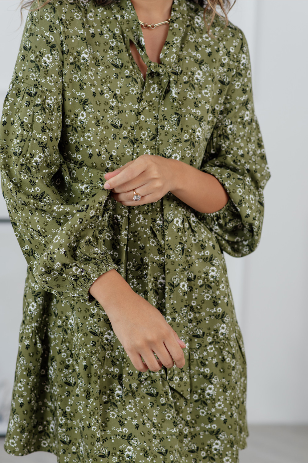 Платье 6116 Оливковый