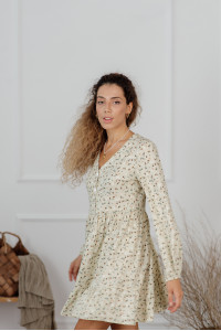 Платье 6119 Кремовый