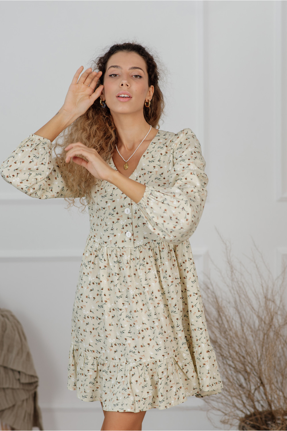 Платье 6119 Кремовый