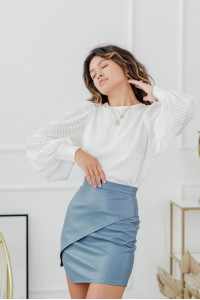 Юбка 6121 Серо-голубой