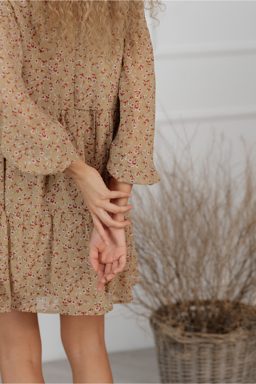 Платье 6122 Бежевый