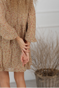 Платье 6122 Бежевый