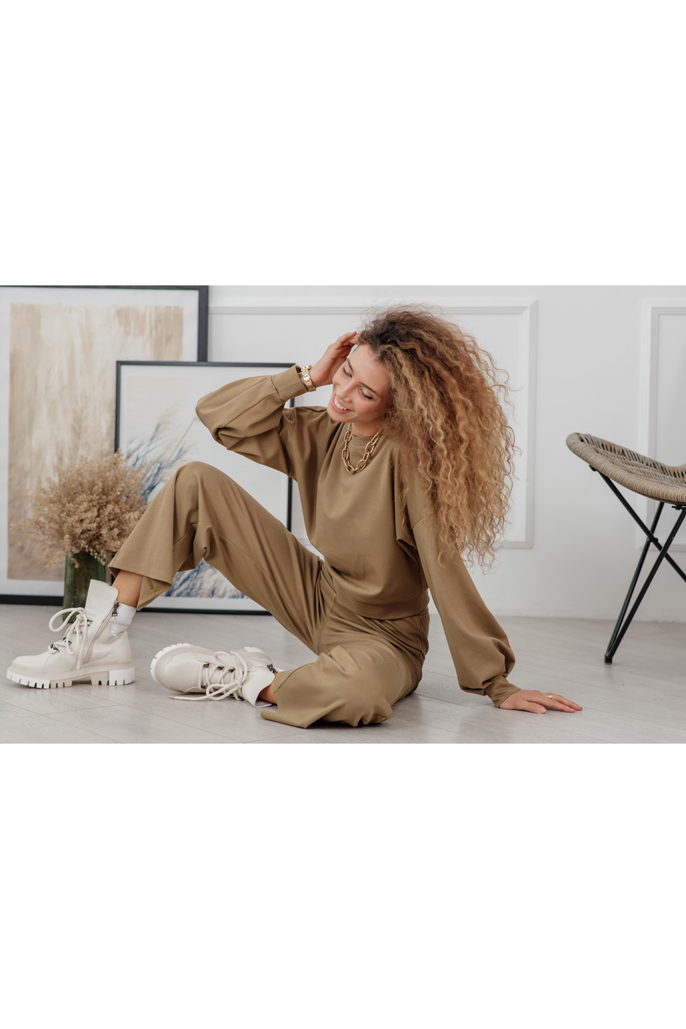 Спортивный костюм 6127 Оливковый