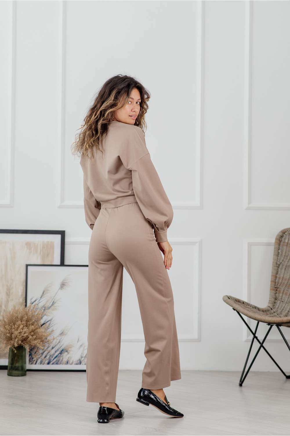 Спортивный костюм 6127 Бежевый