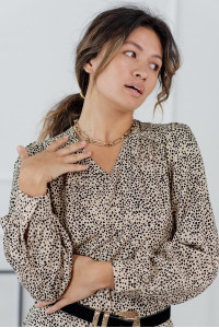 Платье 6128 Бежевый