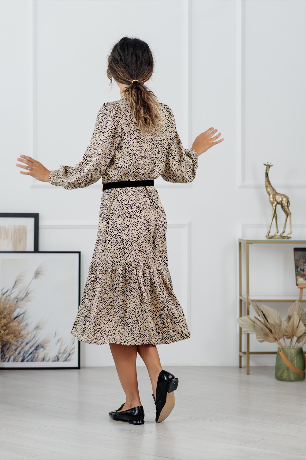 Платье 6128 Бежевый