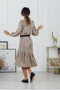 Платье 6128 Бежевый