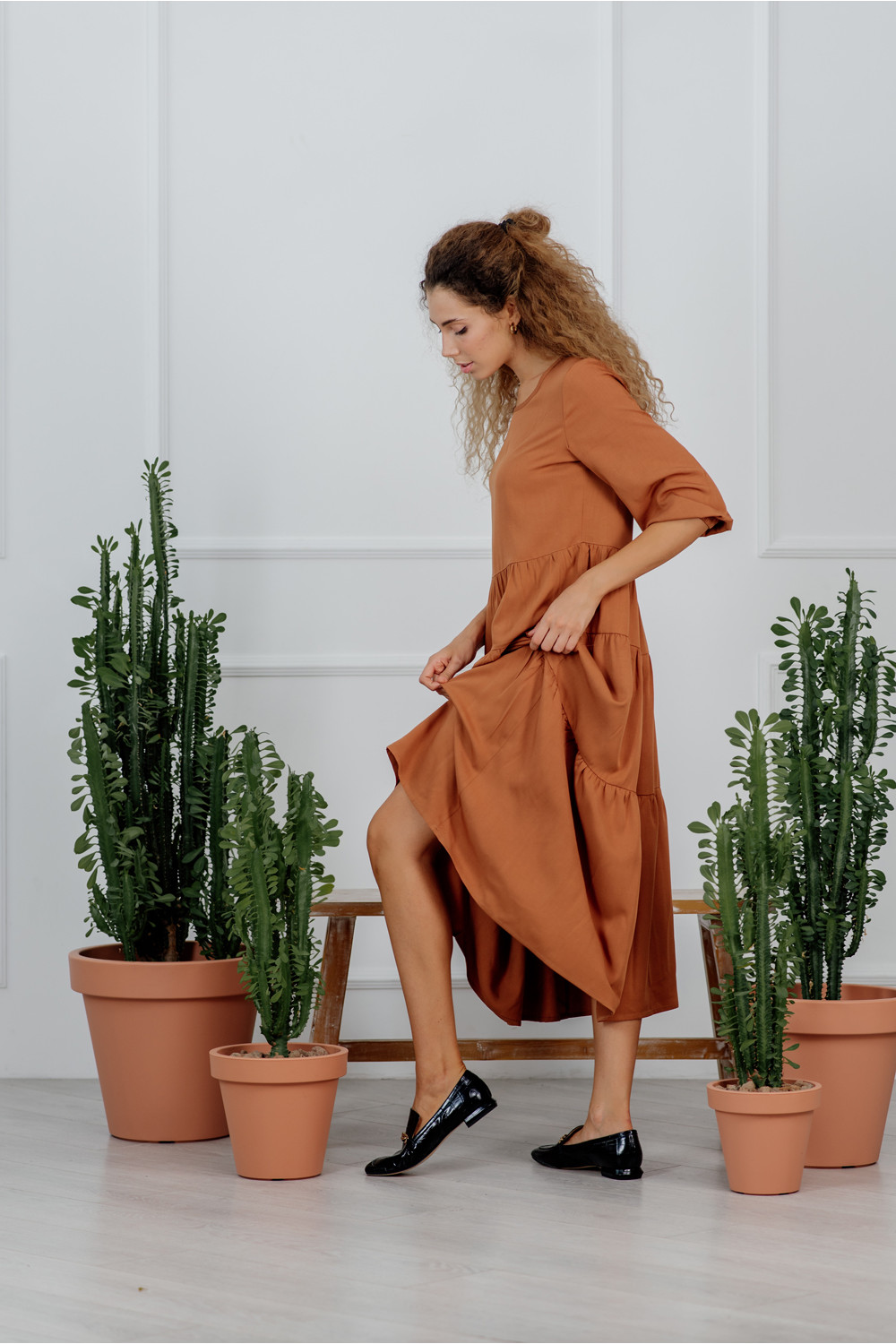 Платье 6129 Кемел