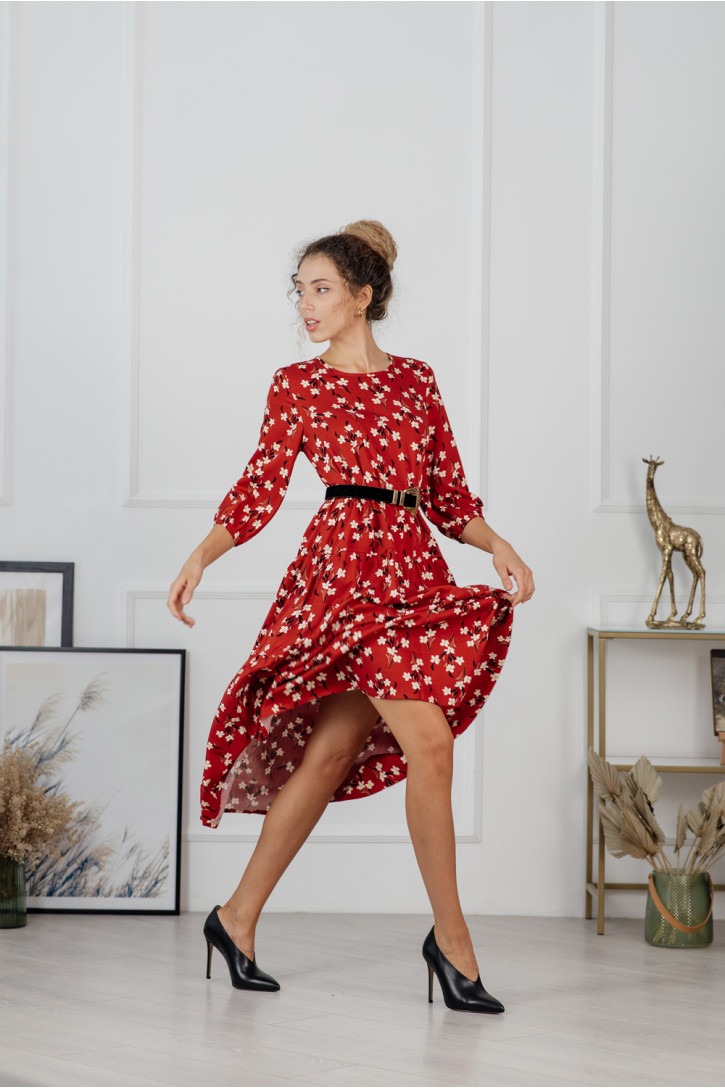 Платье 6129/1 Кирпичный