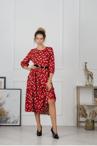 Платье 6129/1 Кирпичный