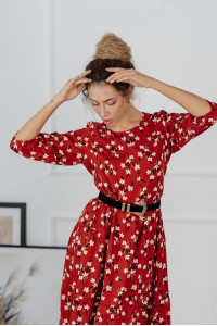 Платье 6129/1 Кирпичный